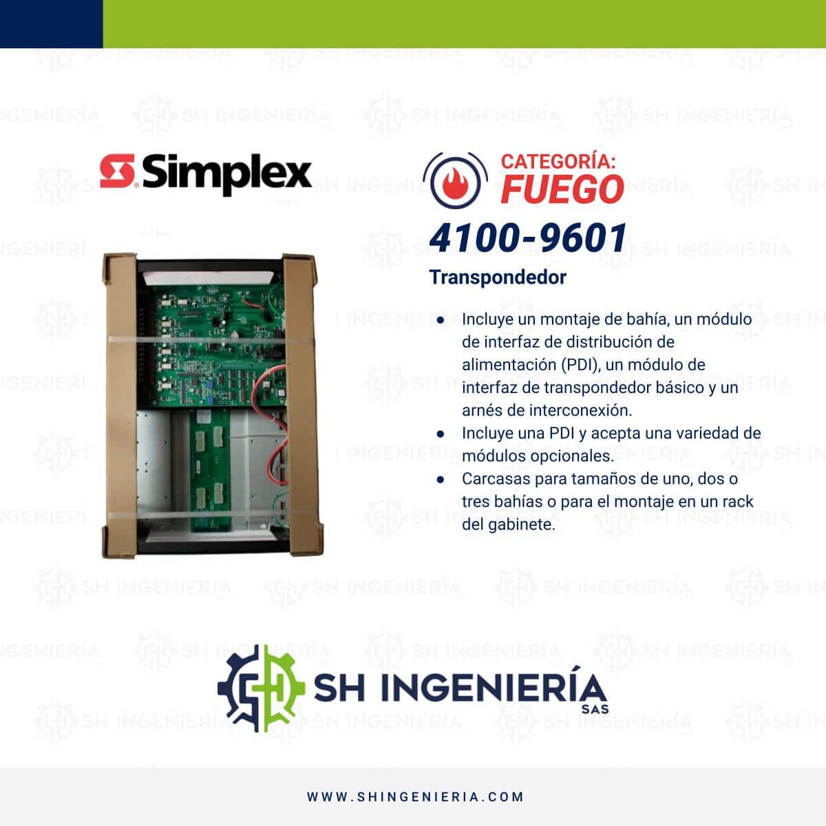 4100-9601 Transpondedor | Simplex - Imagen 2