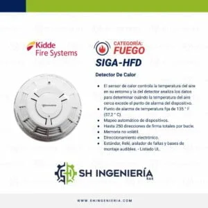 thumbnail image 2 of Edwards SIGA-HFD Heat Detector - New, Signaling Series 2 of 6
