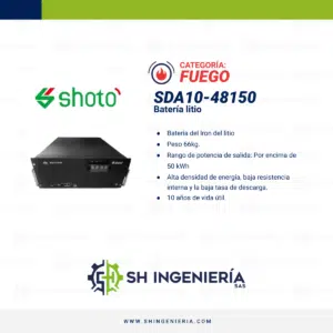 SDA10-48150 Bateria SHOTO (LITIO) 48V 150AH - Imagen 3