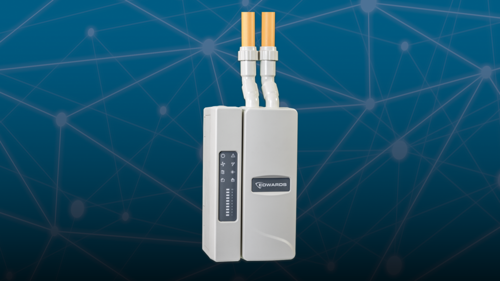 Modulo detector MiniLaser de Edwards con indicadores LED de estado y sensibilidad